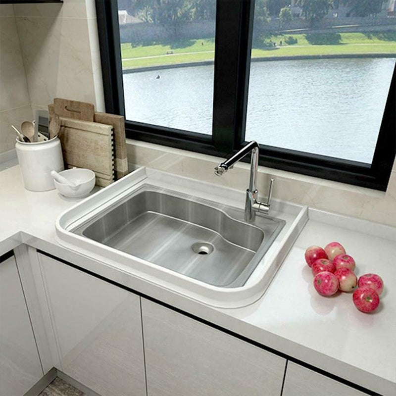 Silicone Water Separator Barrier installed in the kitchen