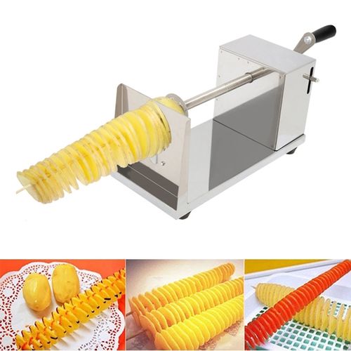 Stainless Steel Potato Slicer Manual Twisted Slicer