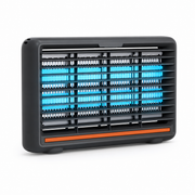 12W LED Mosquito Killer Lamp with blue and orange components on a white background