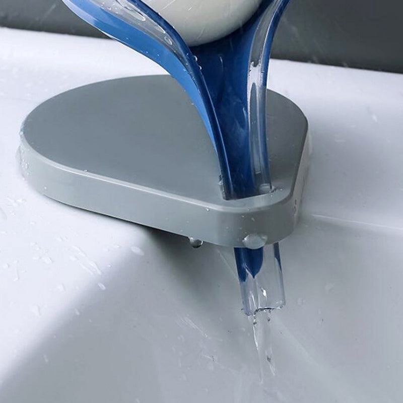 Self Draining Soap Holder Leaf Shape Soap Box