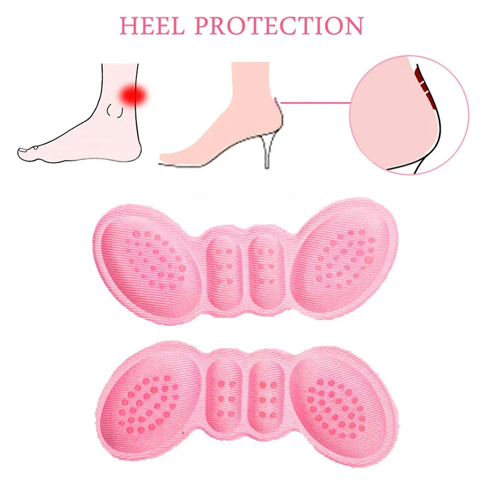 Heel Pads Anti-Slip Cushioning High Heel with heel protector