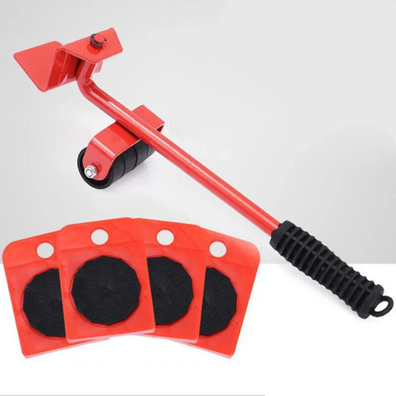 Furniture Mover Tool Set - Furniture Transport Lifter Heavy Duty 4 Wheeled Mover Roller