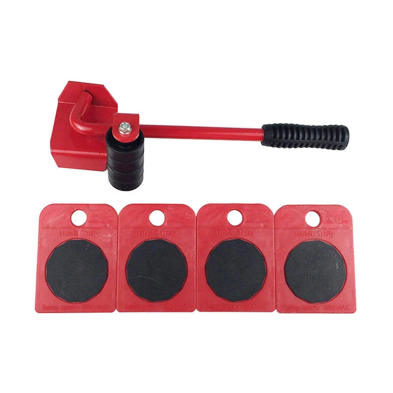 Furniture Mover Tool Set - Furniture Transport Lifter Heavy Duty 4 Wheeled Mover Roller