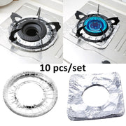 Gas stove aluminum foil paper with a 10-piece set