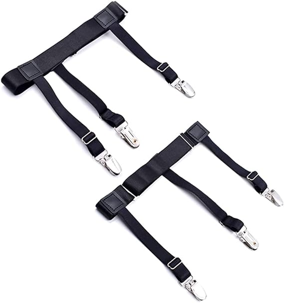 Mens Shirt Stays Garters 