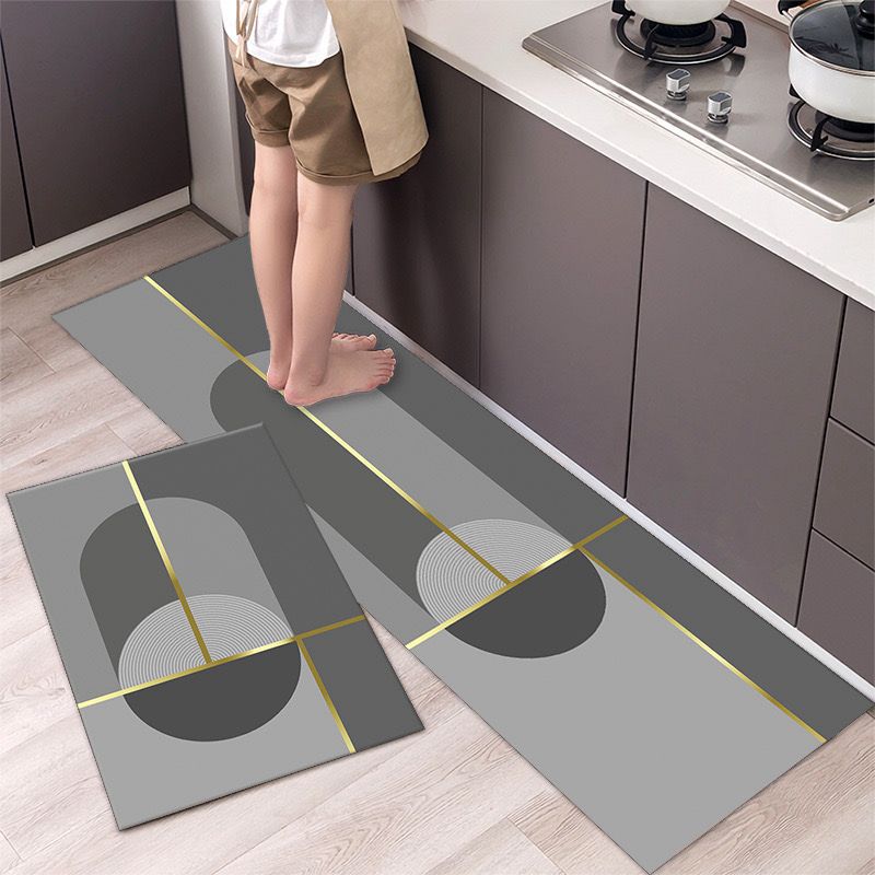 2 Pcs/Set Kitchen Floor Mat, Anti-Slip Super Absorbent Quick Dry Floor Mat