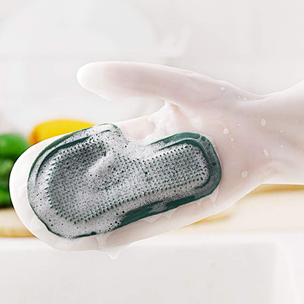 1Pair Silicone Gloves for Dishwashing