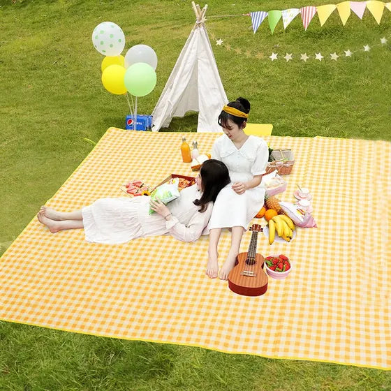 Portable Picnic Mat Basket Foldable Hiking Outdoor Pocket Beach Mat Camping Equipment