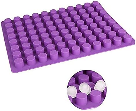88 Cavities Mini Round Cheese Cakes Baking Silicone Molds