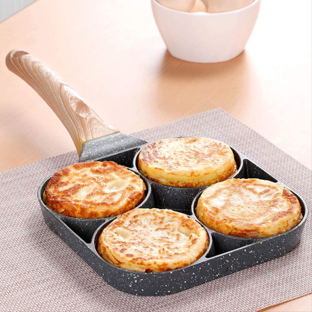 pancake made in 4 egg hole pan