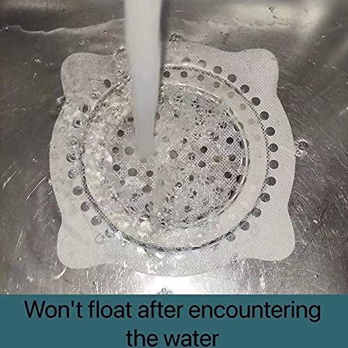 10 Pcs Disposable Sink Drain Filter Stickers - Hair &amp; Debris Catcher