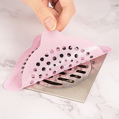 10 Pcs Disposable Sink Drain Filter Stickers - Hair &amp; Debris Catcher
