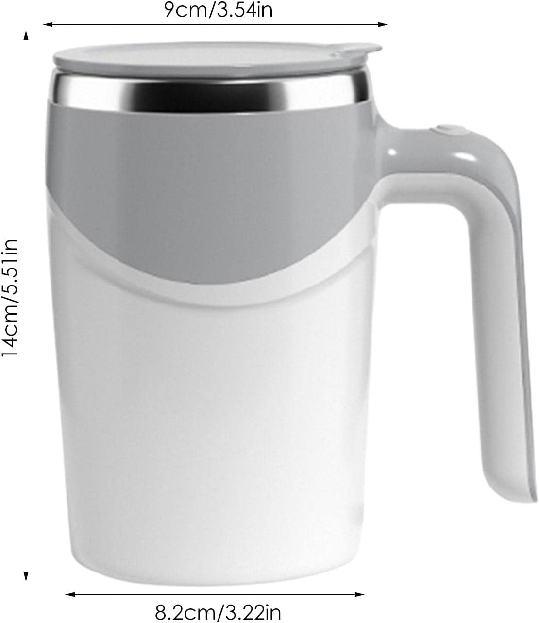 Portable Self Stirring Mug, Automatic Magnetic Stirring Coffee Mug