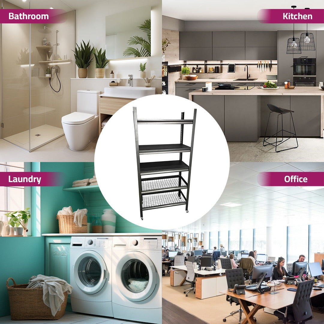 Usage Areas Of 5 -Tier Storage Shelf.
