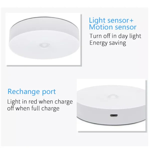 Automatic Motion Sensor Round LED Light Bar