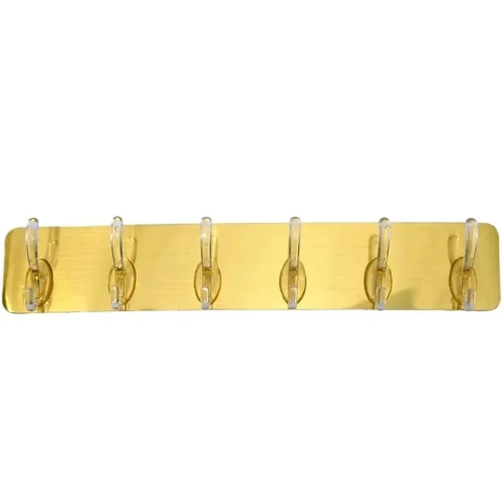 6 Hooks Wall Mount Transparent Hanger