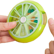 Portable Rotating Travel 7 Day Weekly Pill/Tablets Medicine Dispenser Organizer
