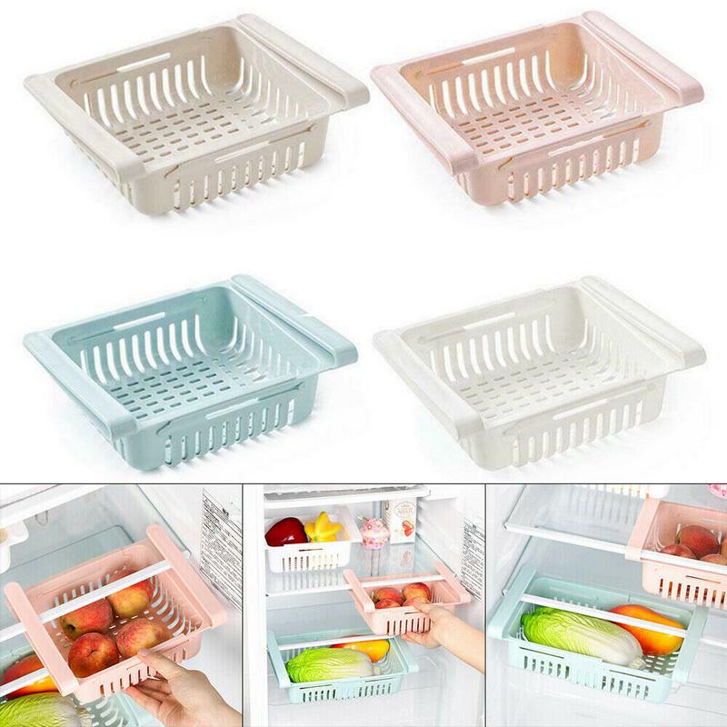 Adjustable Fridge Storage Basket