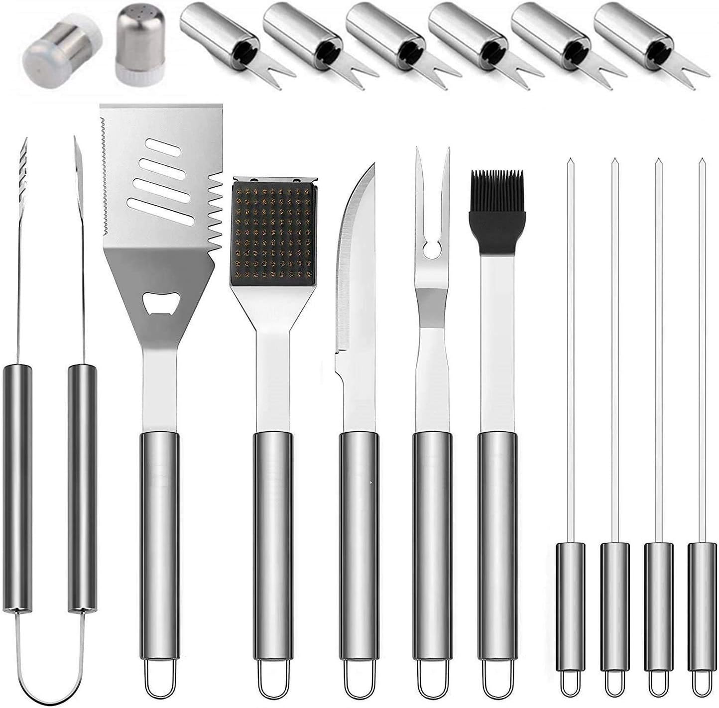 18 Pcs BBQ Griddle Tools Set, Flat Top Barbeque Grill Cooking Kit