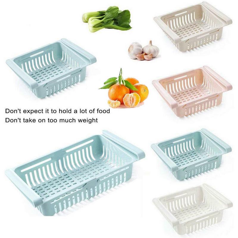 Adjustable Fridge Storage Basket