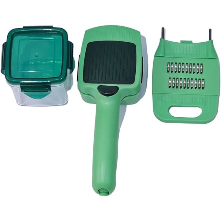 8 in 1 Vegetable Cutter Slicer Grater set on a white background