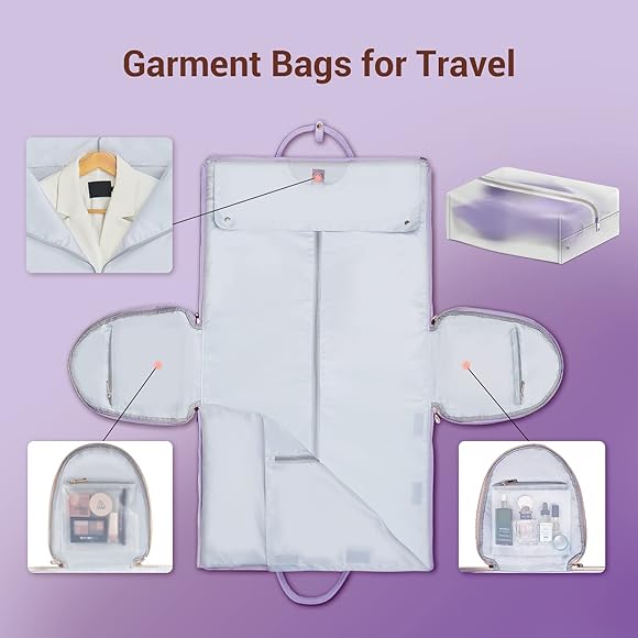 Inside Of a Unfolded Travel Duffle Bag.