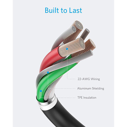 Anker iPhone Charger cable built to last
