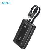 Anker Zolo Power Bank (10,000mAh, 30W, Built-In USB-C & Lightning Cables).