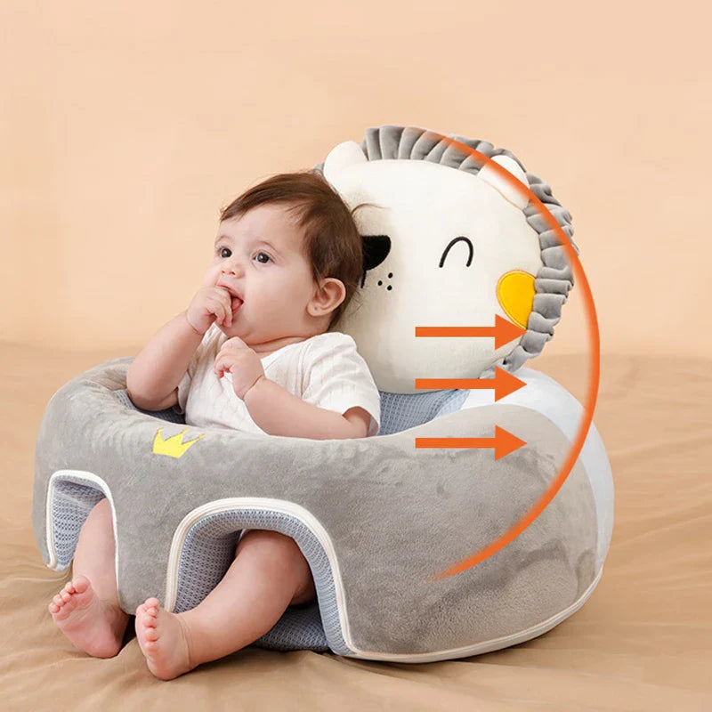 a baby sitting Cute Baby Learning Sitting Support Pillow Chair
