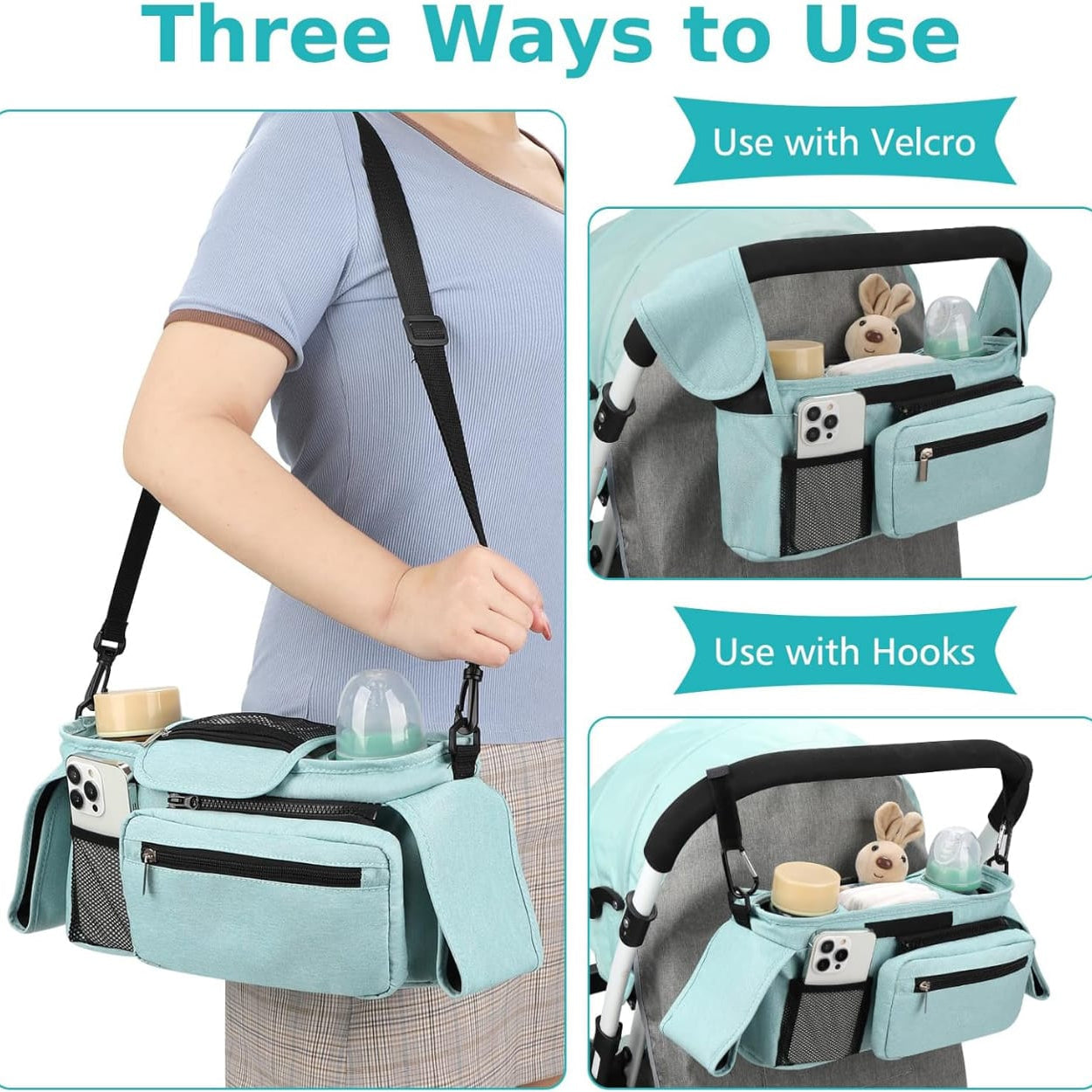 Usage information of Shoulder Strap Stroller Bag
