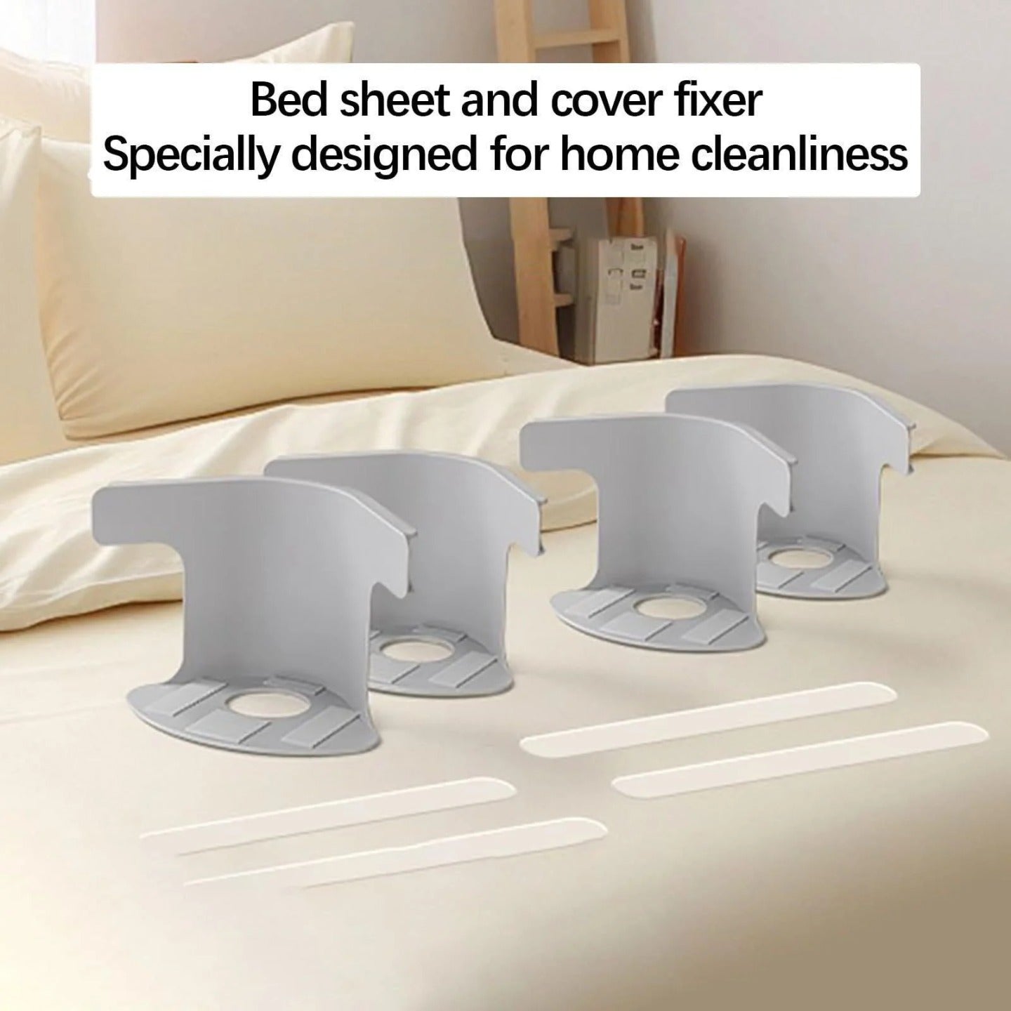 4 Sets Of Bedsheet Fixer.
