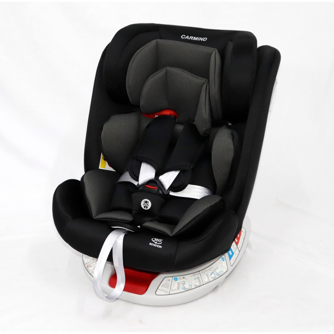 A Black Infant Car Seat.