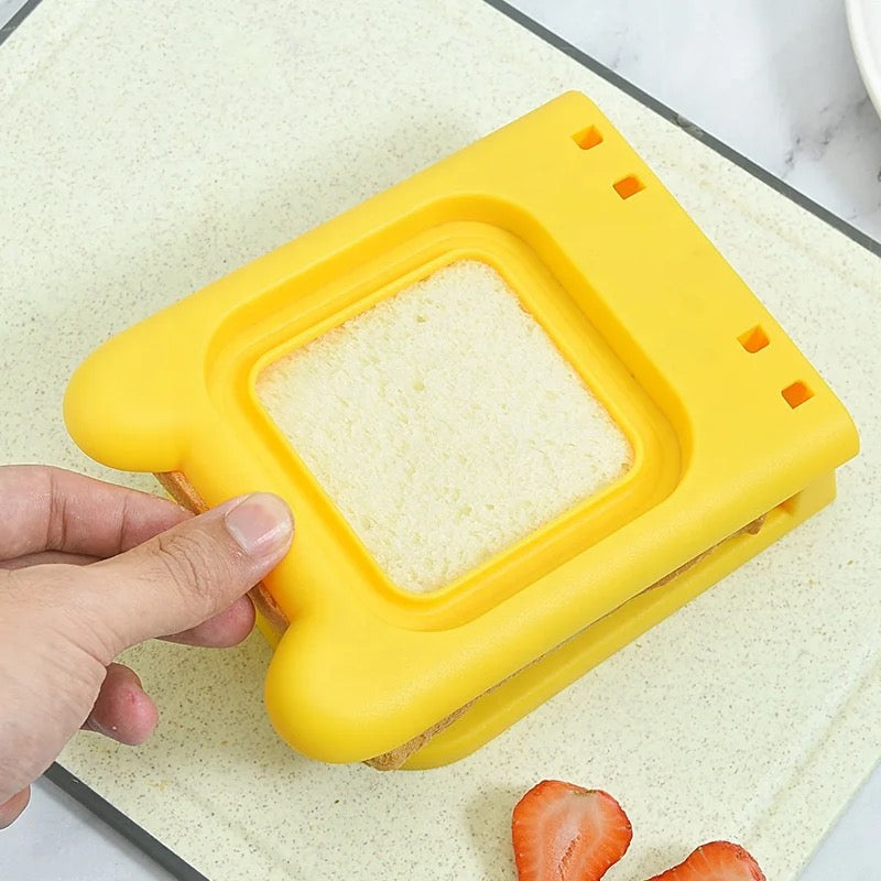 Bread Sandwich Cutter and Sealer  Yellow