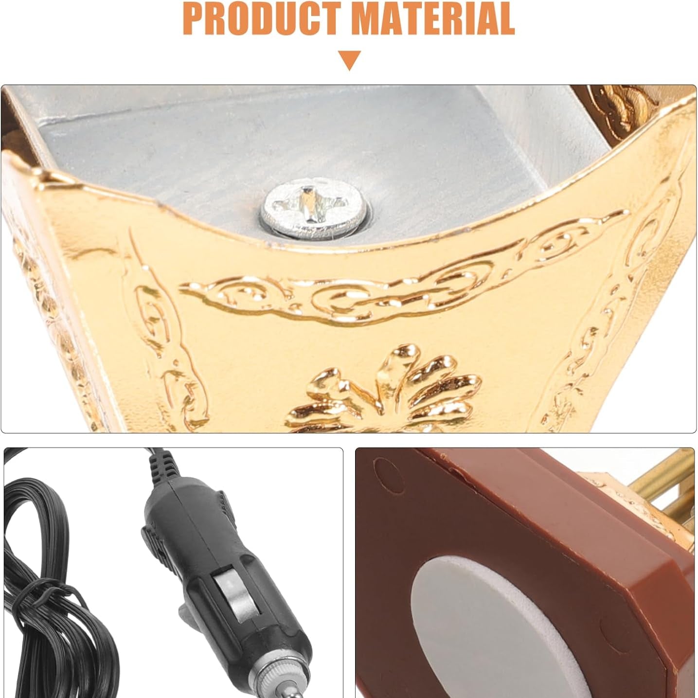 Parts Of Car Incense Bukhoor Burner. 