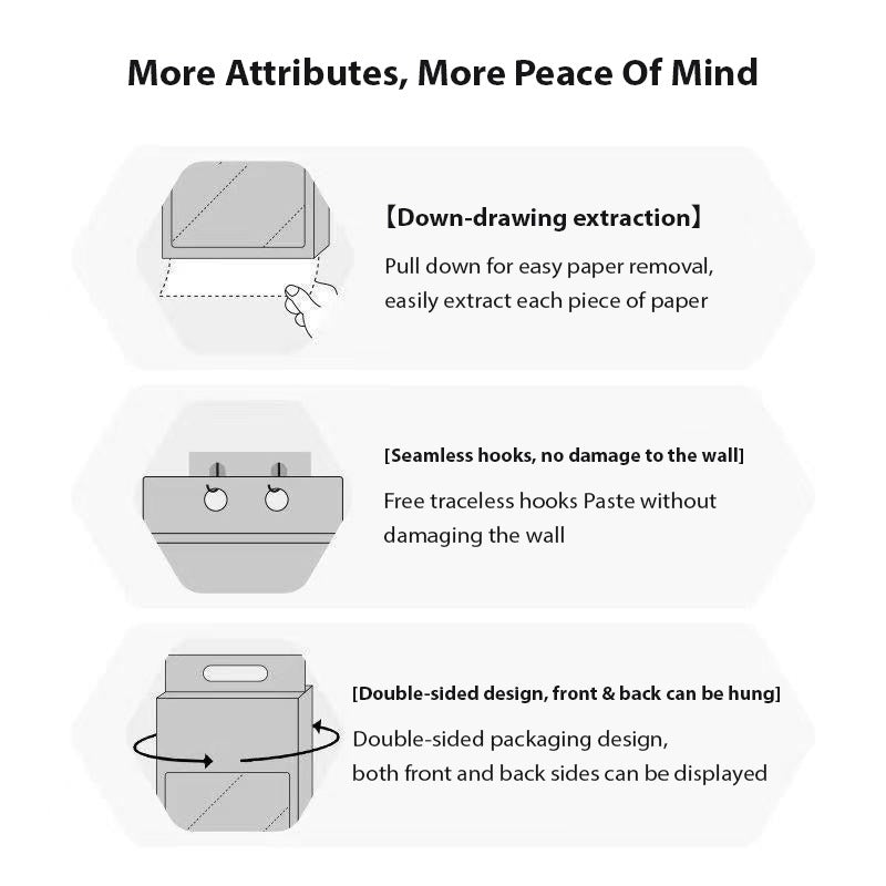 Image Highlighting the features of Cheerful Thick & Skin-Friendly 4-Layer Tissue Paper Pack.