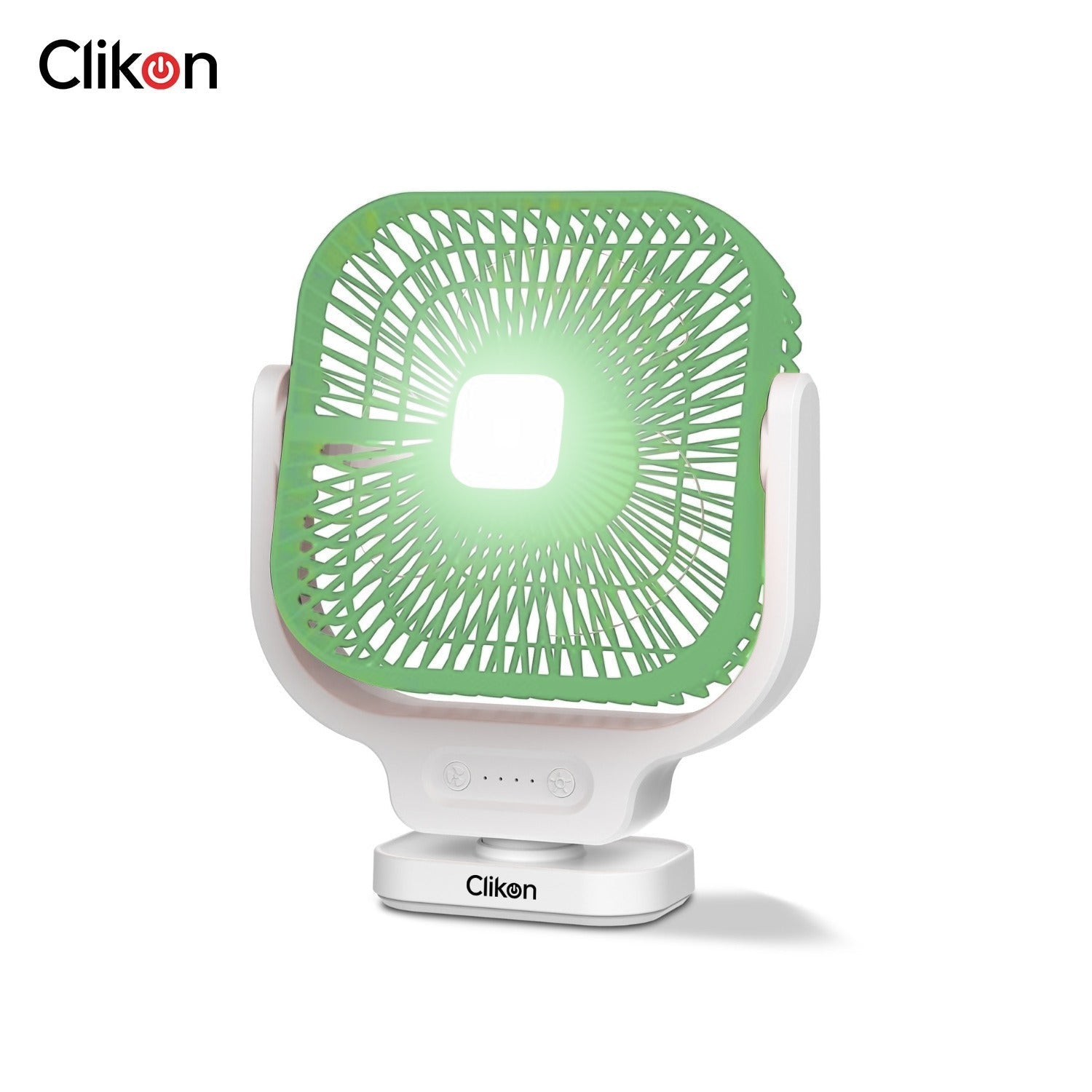 Clikon Wall Mounted Rechargeable LED Fan.