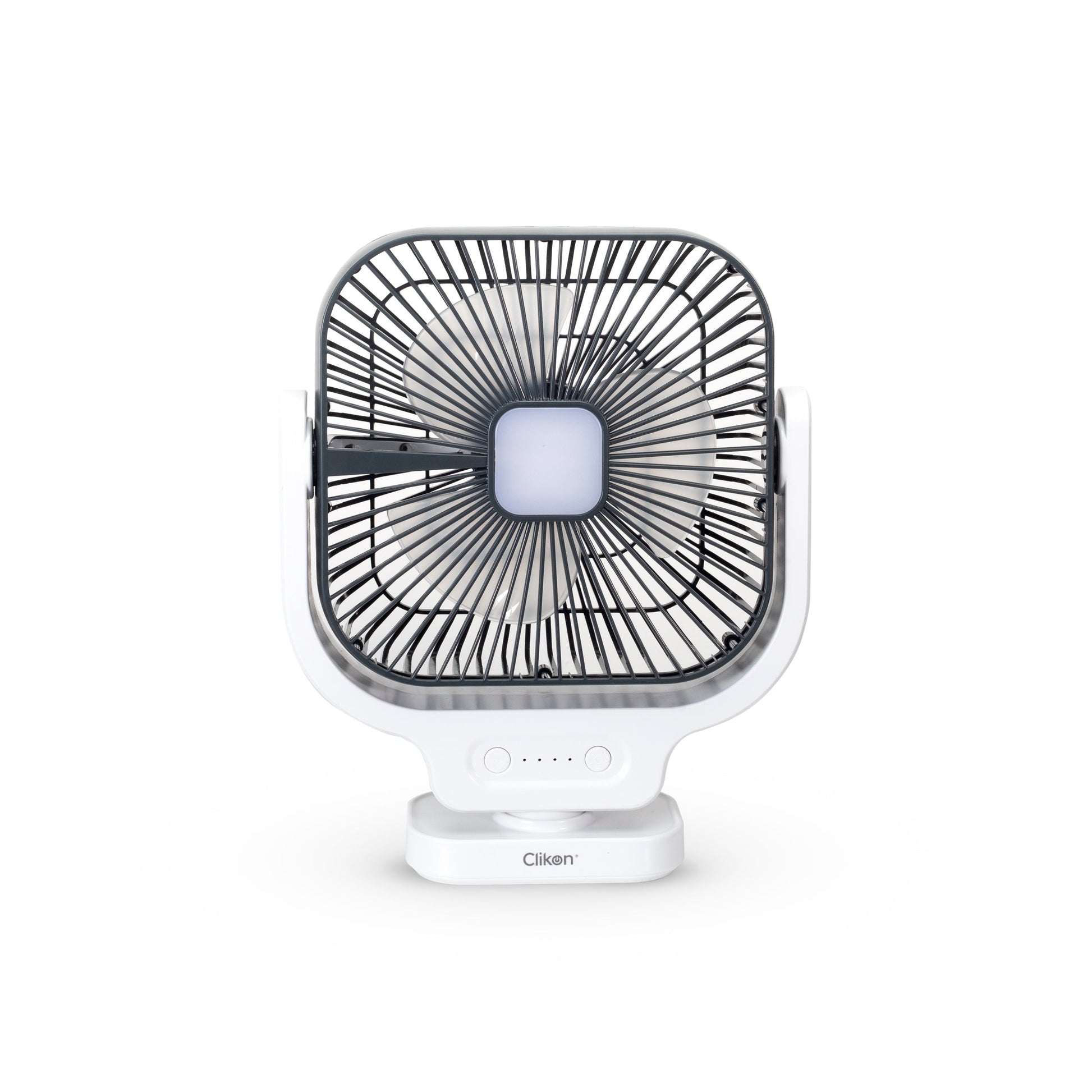 Clikon Wall Mounted Rechargeable LED Fan.