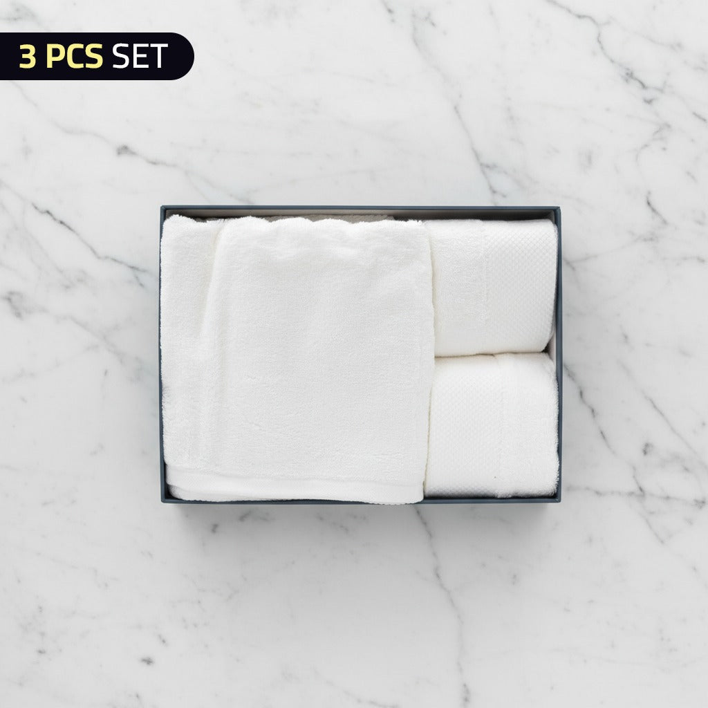 Cotton Bath & Face Towel Set.