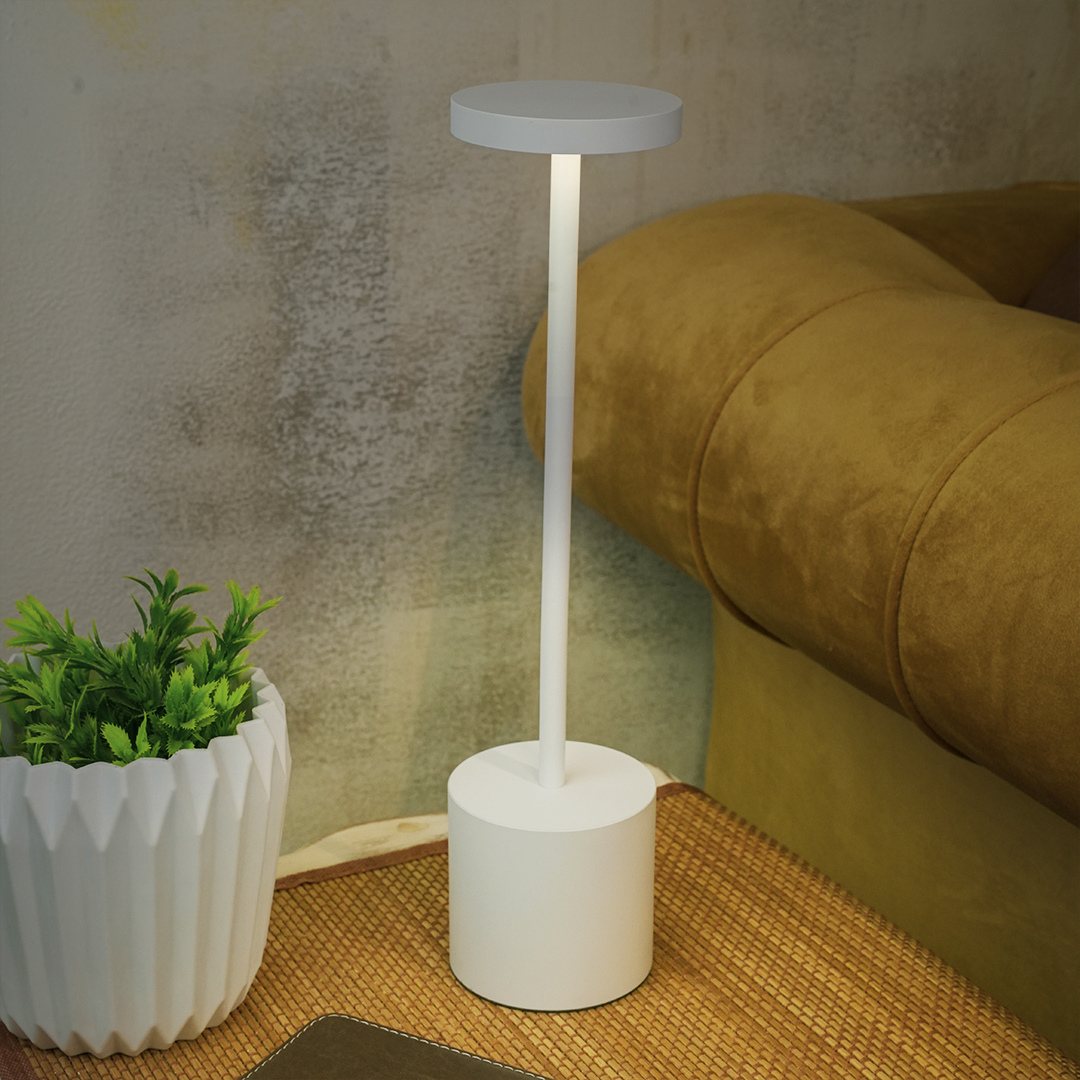 Rechargeable LED Desk Lamp, USB Touch Control Table Lamp with 3 Light Modes