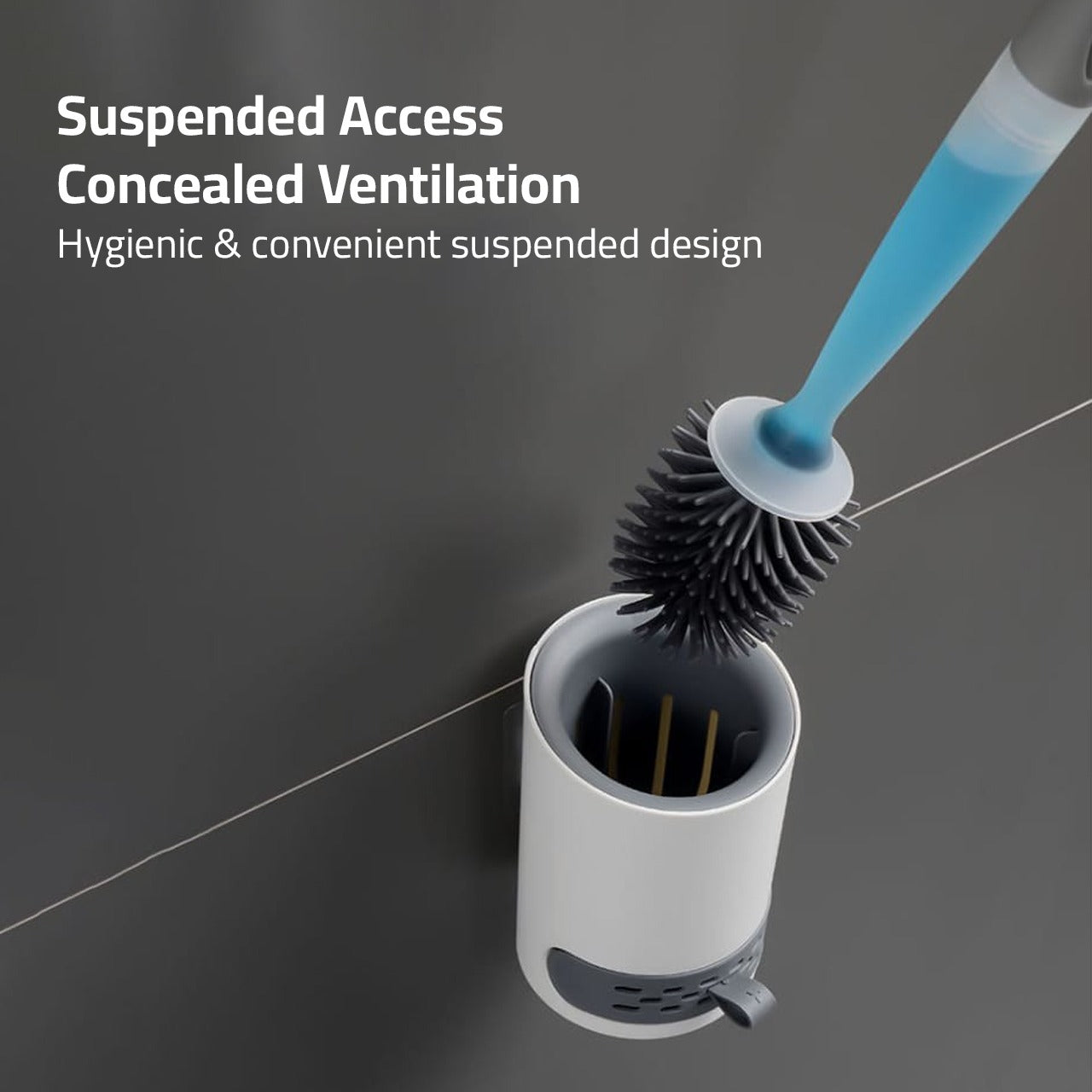 Detergent Refillable Toilet Cleaning Brush.
