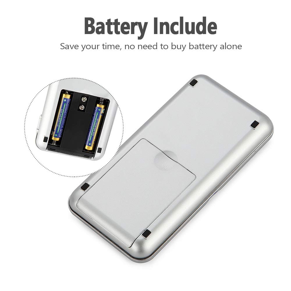 Backside of Digital Pocket Scale.