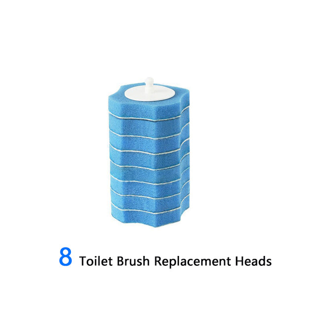 Disposable Head Toilet Cleaning Brush with Long Handle