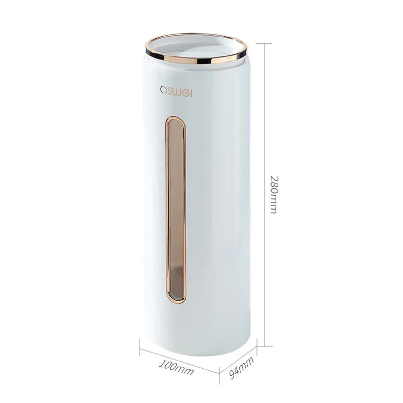 Wall Mounted Disposable Cup Storage - size