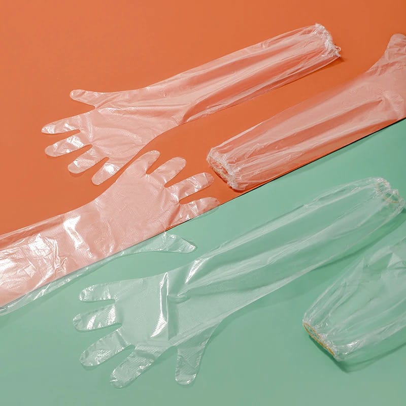Disposable Anti- Slip Wear Long Sleeve Glove.