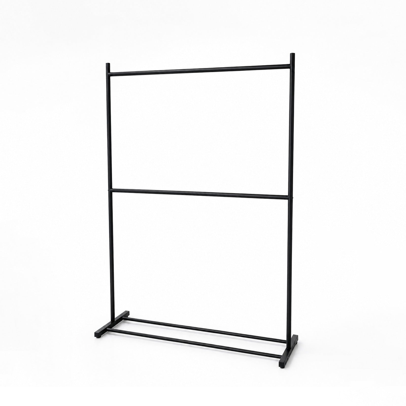 Double Rod Garment Drying Rack on a white background