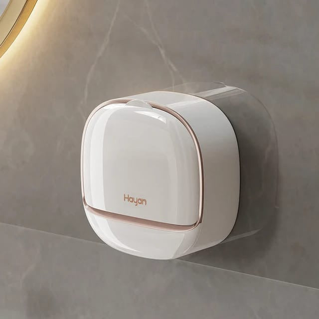 Drainable Wall Mounted Soap Box in Off-White Color.