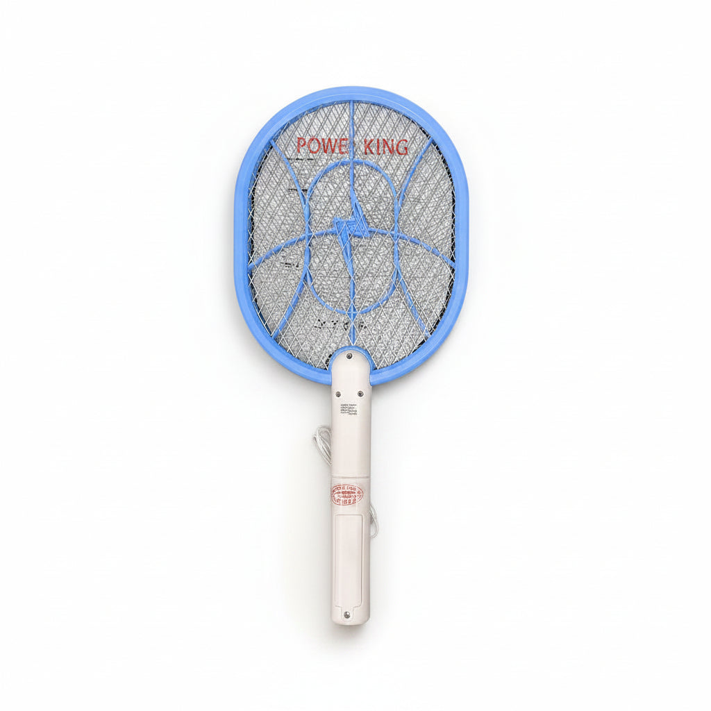 Electric Mosquito Fly Swatter Racket with LED Light, High Voltage Bug Zapper Killer