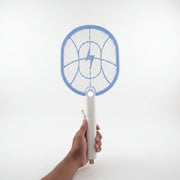 Electric Mosquito Fly Swatter Racket with LED Light, High Voltage Bug Zapper Killer