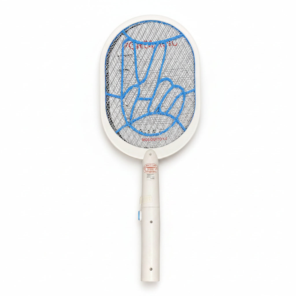 Rechargeable Electric Mosquito Fly Swatter Racket, High Voltage Bug Zapper Killer