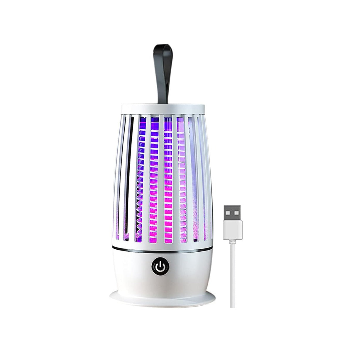 Electric Shock Mosquito Killer Lamp with USB cable on a white background